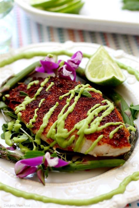 Maybe you would like to learn more about one of these? Blackened Rockfish Recipe With Avocado Sauce | Delightful ...