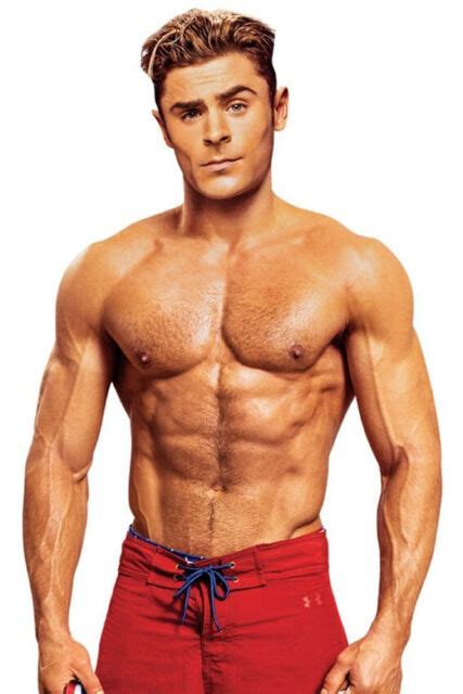 Zac Efron Hot 8 X 11 Beefcake Nude Male Rare Photo Buy 2 Get 1 For Sale