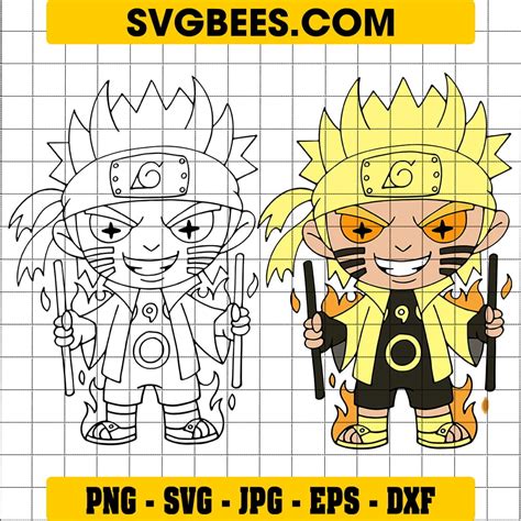 Cartoon Character Naruto Headband Svg And Png Svgbees