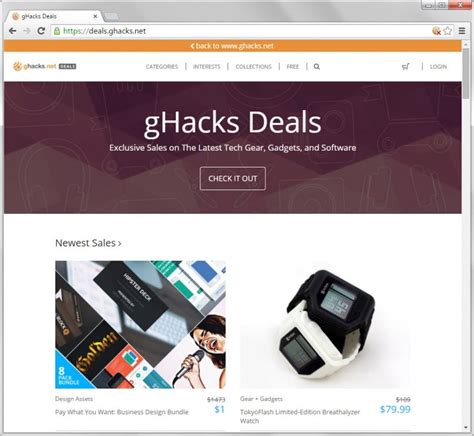 Introducing Ghacks Deals Ghacks Tech News