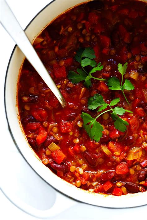 Vegetarian Chili Recipe Gimme Some Oven