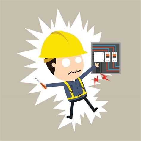 Electric Shock Cartoon Images Electric Shock Cartoon Clip Vector