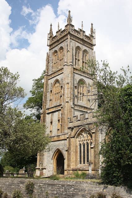 Views From Somerset St Marys Church In The Village Of Huish Episcopi