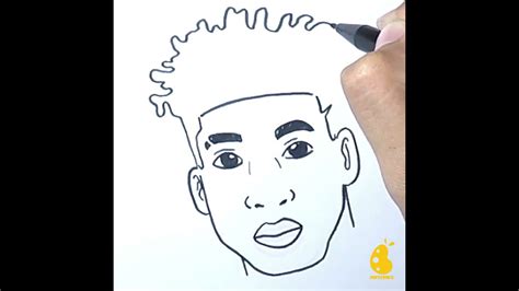 How To Draw Nle Choppa Shorts Youtube