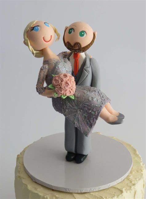 Groom Carrying Bride Cake Topper Shop Personalised Cake Toppers