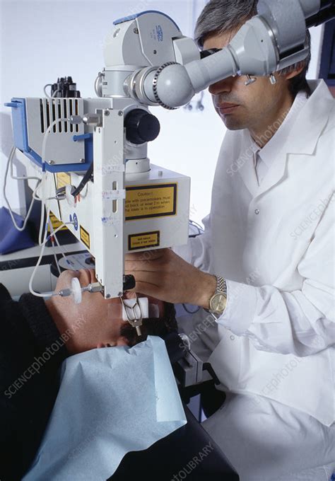 Lasik is a refractive eye surgery that can correct such conditions as myopia, hyperopia, and astigmatism. Laser eye surgery - Stock Image - M900/0134 - Science ...
