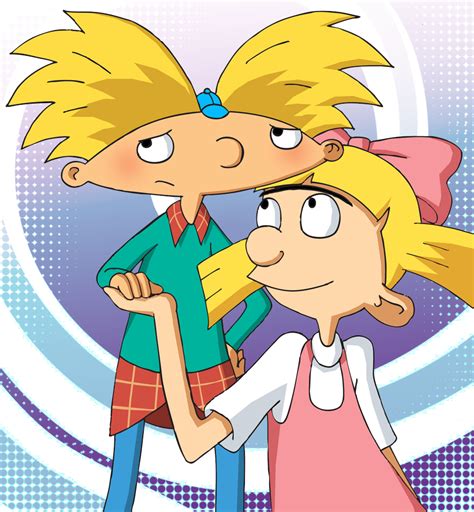 Hey Arnold Arnold And Helga Hey Arnold 90s Cartoon Shows