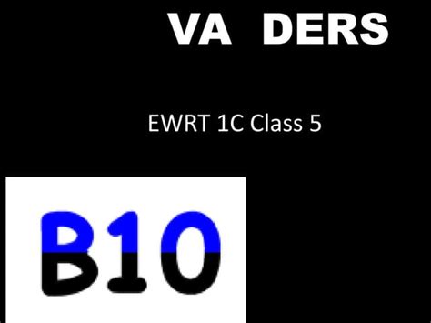 Ewrt 1 C Class 5 Ppt
