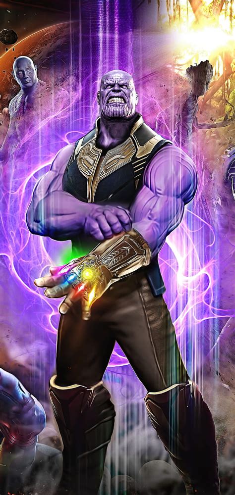 Thanos Top Thanos Thanos Neon Hd Phone Wallpaper Pxfuel