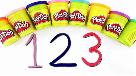 Learn To Count 0 To 10 Play Doh Numbers Counting Numbers Learn