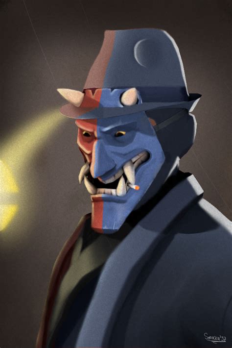I Did My Spy In The Tf2 Portrait Style But With A Little