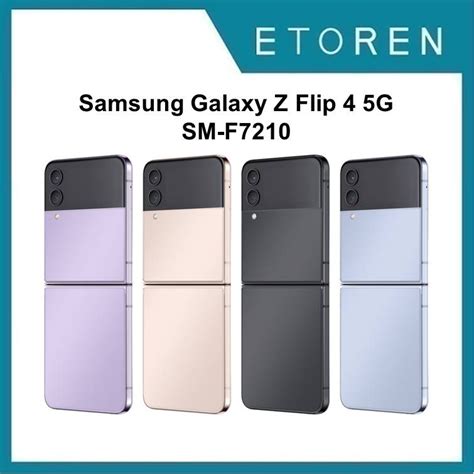 Samsung Galaxy Z Flip 4 5g Sm F7210 128gb Bluebora Purplegraphite