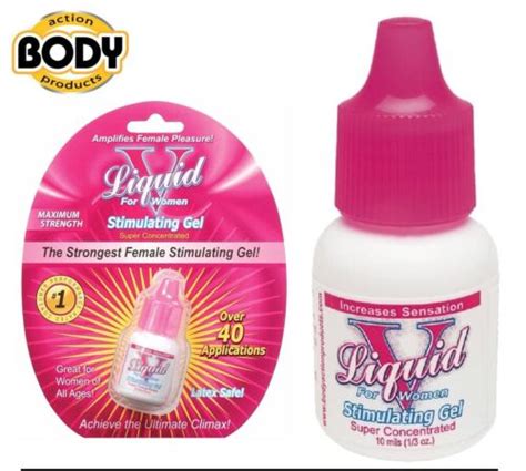 liquid v stimulating gel for women increase clitoral sensitivity by body action ebay