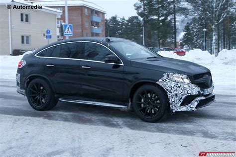 Spyshots White And Black Mercedes Benz Gle63 Amg Coupe Gtspirit