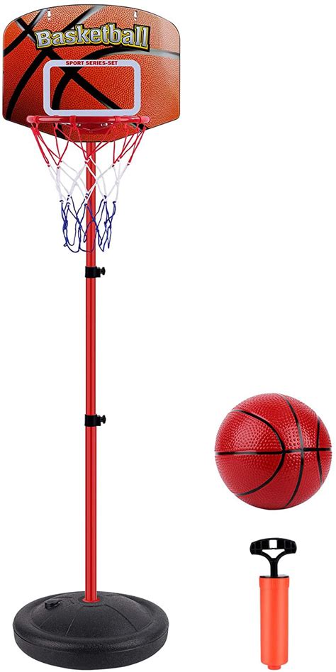 Figoal Portable Basketball Hoop For Kids Adjustable Height Up To 5