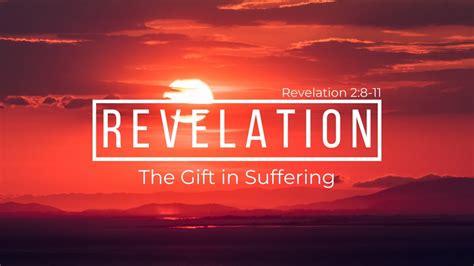 The T Of Suffering Revelation 28 11 Revelation Jesus Speaks To