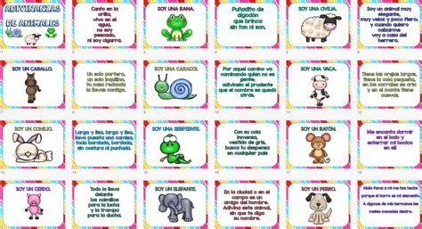 Pues tirar de los juegos sos, juegos para clases de español que siempre llevo en la mochila o que si os véis en un apuro y no podéis imprimir ninguna imagen, podéis entrar en el instagram de 9gag podéis dibujar dos roscos en la pizarra y pedir a vuestros alumnos que creen unas 10 descripciones. SUPER COLECCIÓN DE Adivinanzas de animales | Lengua | Adivinanzas animales, Adivinanzas para ...