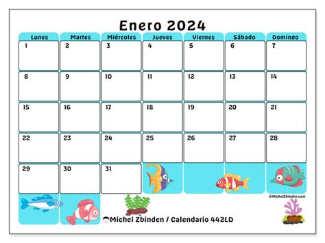 Calendario Enero 2024 442 Michel Zbinden Es