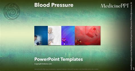Blood Pressure Medicine Powerpoint Templates
