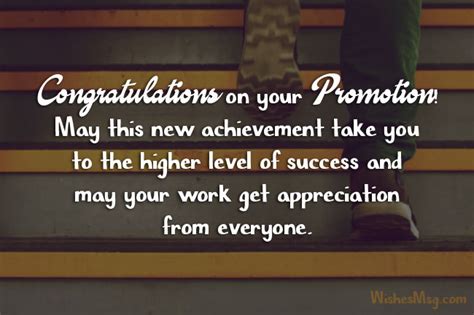Promotion Wishes To Colleague Congratulations Messages