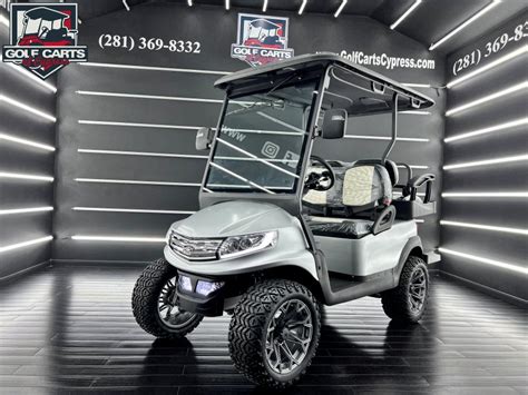 2021 Electric Trojan Ev Silver Phoenix Body Golf Carts Of Cypress