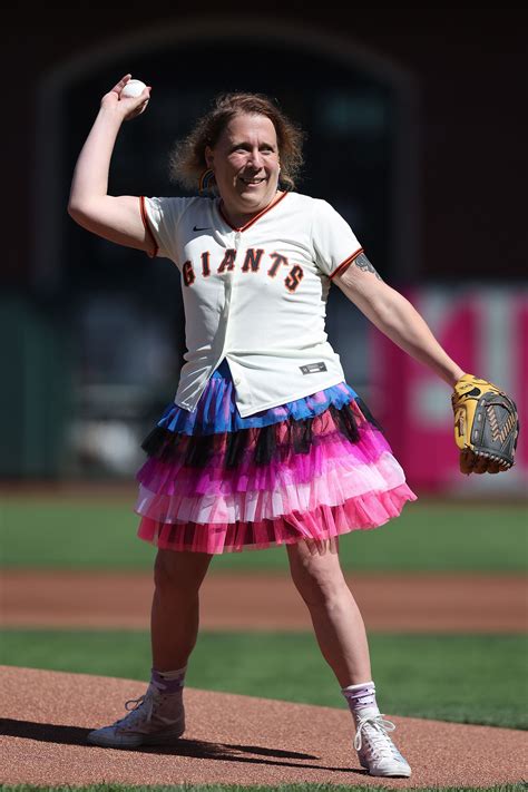 Fox Sports Refuses To Show ‘jeopardy Champ Amy Schneider Throwing First Pitch At Giants Pride