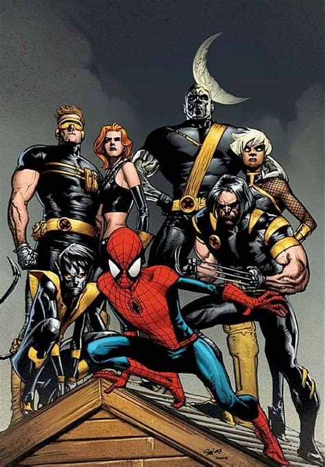 Ultimate Spider Man And X Men By Stuart Immonen Ultimate Spider Man
