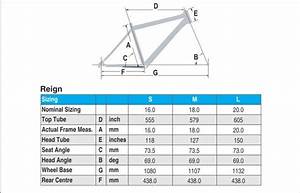 Bicycle Giant Bicycle Frame Size Chart