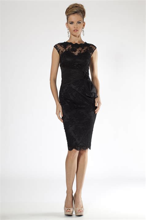 gallery for black lace cocktail dress