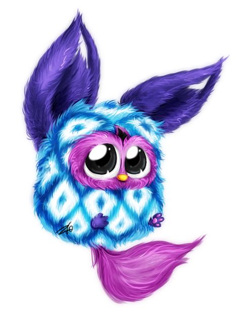 Furby Blue Diamonds By Krikdushi On Deviantart In 2021 Furby Art