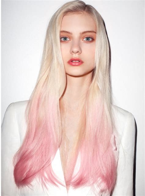 Pale Pink Dip Dye Hair Hair Hair Colored Pinterest