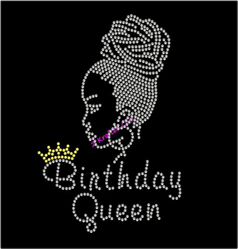 Birthday Queen Rhinestone Shirt Birthday Queen Bling Shirt Etsy In