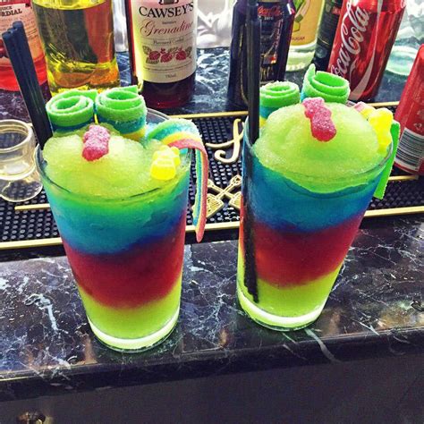 Sour Slush Candy Drinks Yummy Drinks Liquor Drinks