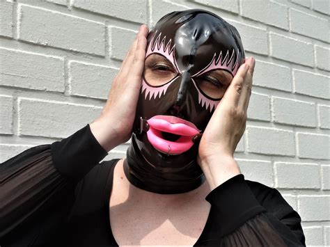 Open Mouth Latex Sissy Lips Ready To Ship Etsy