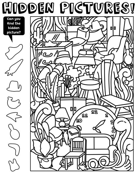 Hidden Picture Puzzles For Adults Pdf Art Lolz