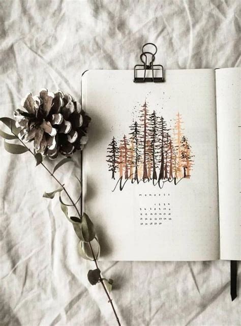15 November Bullet Journal Cover And Layout Inspiration