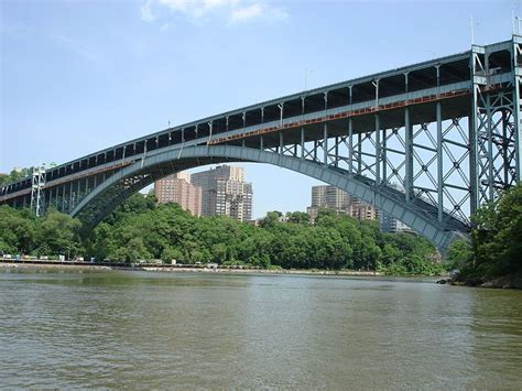 List Of Longest Arch Bridge Spans Henry Hudson Arch Bridge New York
