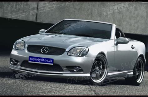 This body kit was on market for while.ugly body kit ever. Mercedes SLK R170 Side skirts