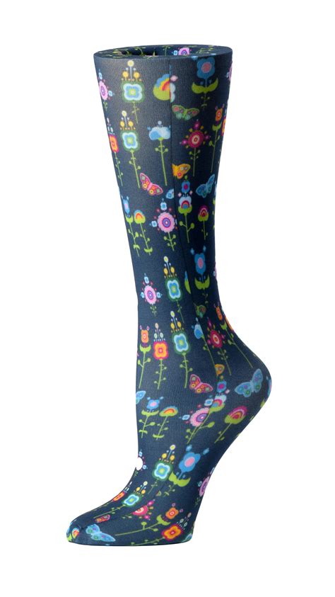 Buy Flowers And Butterflies Cutieful Compression Socks Cutieful Online At Best Price Oh