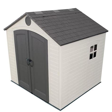 Lifetime Products 8 Ft X 8 Ft Gable Storage Shed In The Vinyl And Resin