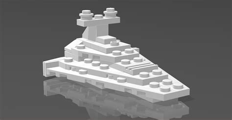 Free Stl File Lego Compatible Star Wars Mini Star Destroyer ⭐・template