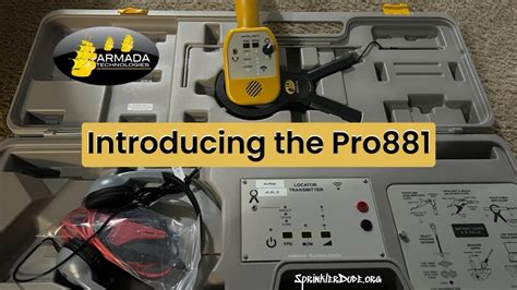 Introducing The Armada Technologies Pro881 Wire And Valve Locator
