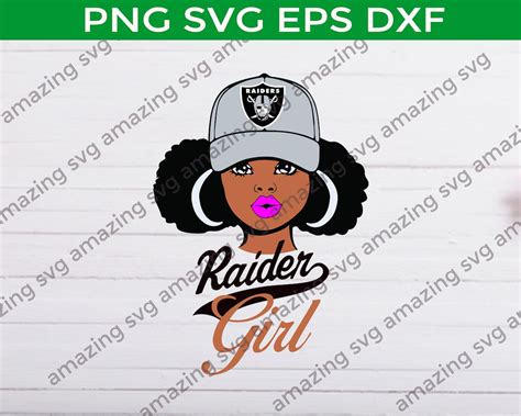 oakland raiders girl svgraiders girl svgnfl logo svgoakland etsy