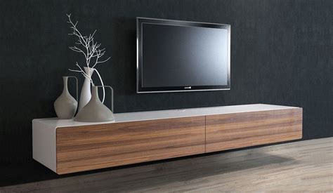 We can custom build and install a floating wall tv unit with and door/drawer/shelving layout needed for your space. Ikon White + Walnut Floating Entertainment Unit | Floating ...
