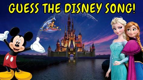 Guess The Disney Song Youtube