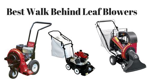 5 Best Walk Behind Leaf Blowers Compare Buy And Save 2018