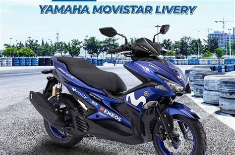 Mantap Akhirnya YIMM Hadirkan Yamaha Aerox Dengan Livery Movistar