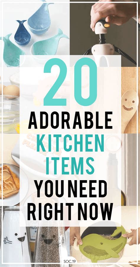 20 Adorable Kitchen Items You Need Right Now Society19 Kitchen