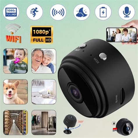 A9 1080p Hd Wifi Mini Ip Kamera Cctv Bezpieczeństwo W Domu