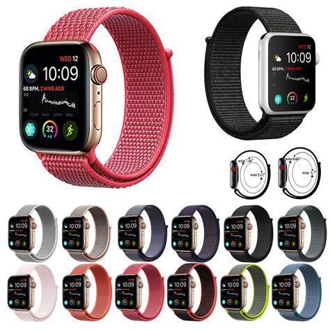 Apple watch bands™ luxury stainless steel bracelet strap. Woven Nylon Band for Apple Watch Sport Loop iWatch Series ...